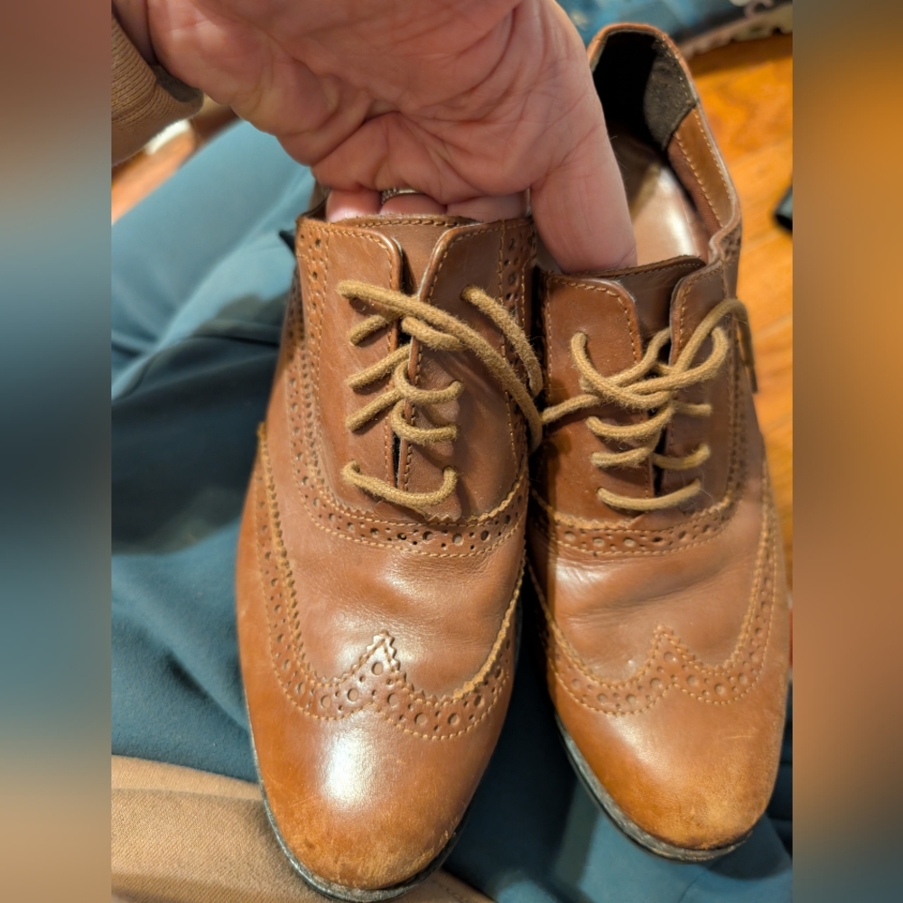 Classic Brown Leather Brogues